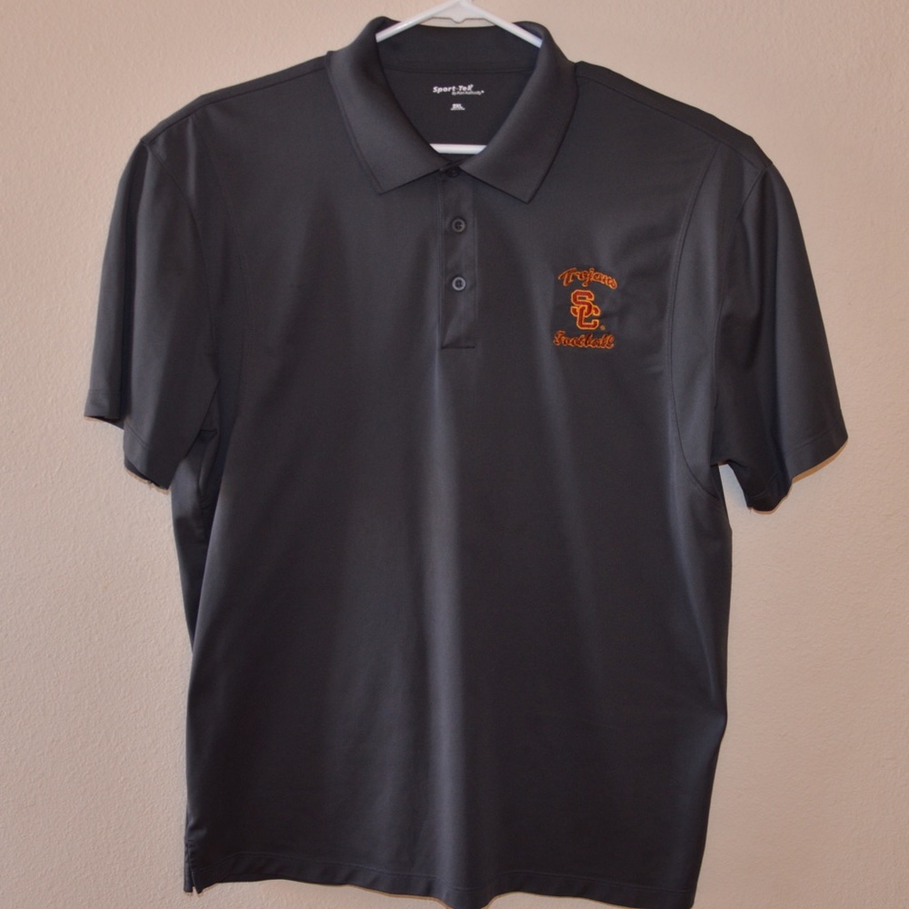 USC Football Sport Trek Men’s Polo Sz XXL